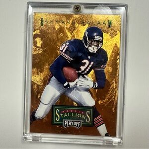 1996 Playoff Trophy Contenders Rookie Stallions #11 Rashaan Salaam